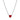Collana Pandora Cuore Rosso
