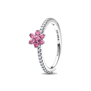 Anello Fiore Luminoso Rosa (Misura 56)