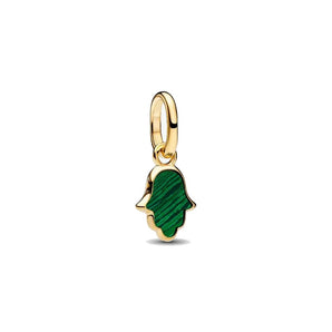 Charm Mini Pendente Mano di Fatima Verde Pandora ME