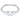 Anello Attract Trilogy Round, bianco, Placcatura rodio
(Misura 50)