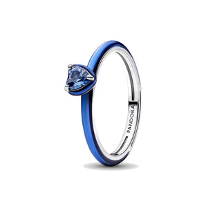 Anello Blu Chakra Heart Pandora MEArgento Sterling 925 (Misura 50)