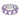 Braccialetto Swarovski Millenia Taglio ottagonale, Viola, Placcato rodio