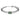 Braccialetto Swarovski Matrix Tennis Taglio misto, Verde, Placcato rodio