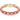 Braccialetto Swarovski Millenia, Taglio ottagonale, Rosa, Placcato color oro