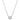 Pendente Imber, Taglio Round, Bianco, Placcato rodio