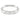 Bracciale rigido Millenia, Taglio ottagonale, Bianco, Placcato rodio