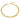 Collana Swarovski Tennis Gema Taglio misto, Giallo, Placcato color oro