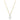 Pendente Stilla Attract Taglio Round, Bianco, Placcato color oro