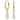 Orecchini a cerchio Stilla Attract Taglio Round, Bianchi, Placcato color oro