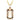 Pendente Swarovski Millenia Taglio ottagonale, Caramello, Placcato color oro