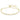 Bracciale Swarovski Tennis Matrix Taglio Round, Bianco, Placcato color oro
