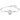 Bracciale rigido Dextera Taglio Round, Bianco, Placcato rodio