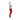 Charm corno rosso classico piccolo