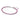 Bracciale Tennis Cristalli Rosa Scuro
Argento Sterling 925
(Misura 16 Cm)