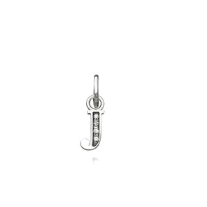 Mini charm j cristal