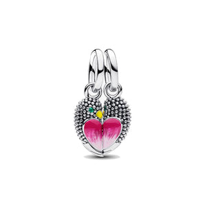 Charm Pendente Uccellini Innamorati Divisibile