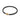 Bracciale in Corda Nera con Chiusura a Barile