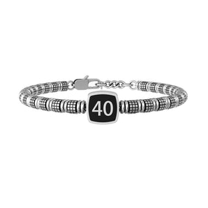 Bracciale in acciaio Kidult, 40 the best is yet to come