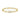 Bracciale dorato con catena allungata