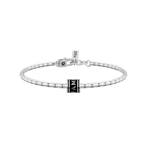 Bracciale da uomo con scritta famiglia
