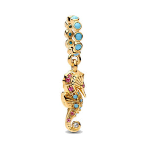 Charm Pendente Cavalluccio Marino
Placcatura in Oro 14k