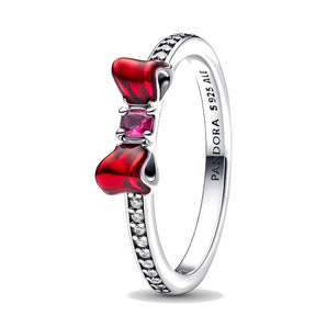 Principesse Disney, Biancaneve, Anello Fiocco Pandora (Misura 58)