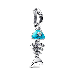 Charm Pendente Lisca Di Pesce Turchese
Argento Sterling 925