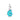 Charm Pendente Conchiglia Vetro di Murano Turchese
Argento Sterling 925