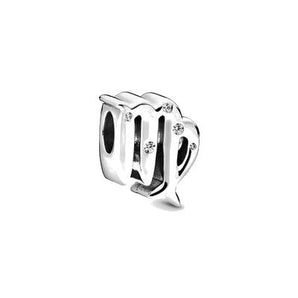 Charm Pandora dello zodiaco Vergine scintillante