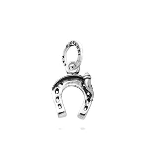 Charm ferro di cavallo cornino