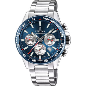 Orologio Festina da uomo cronografo bracciale acciaio