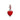 Charm Pendente Doppio Cuore Vetro di Murano Rosso
Argento Sterling 925