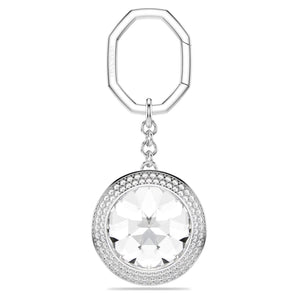 Accessorio per borse Taglio Round, Bianco, Placcato rodio