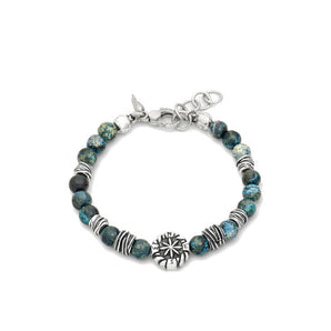 Bracciale Giovanni Raspini rosa dei venti diaspro verde