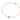 Bracciale maschietto oro rosa
con pavé di diamanti