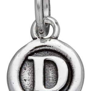 Charm lettera bottone ''D''