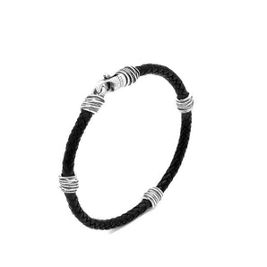 Bracciale Raspini cuoio fili