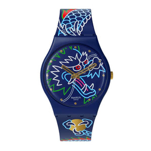 Orologio Swatch Dragon in waves