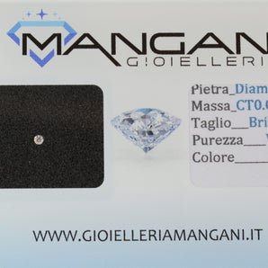 Diamante naturale blisterato 0,02 VS G