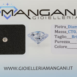 Diamante naturale blisterato 0,13 VS F