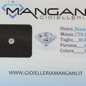 Diamante naturale blisterato 0,15 VS F