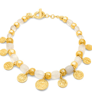 Collana Giovanni Raspini crystal monete