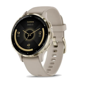 Orologio Garmin Venu 3S French Gray & Soft Gold con cinturino in silicone