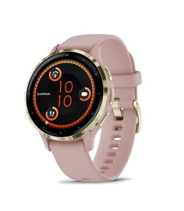 Orologio Garmin Venu 3S Dust Rose & Soft Gold con cinturino in silicone