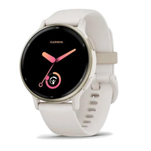 Orologio Garmin vívoactive 5 Cream gold & Ivory con cinturino in silicone