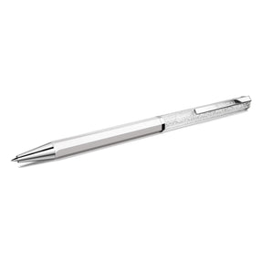 Penna a sfera Crystalline Laccato bianco, cromato