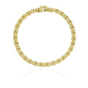 Bracciale Unoaerre occhio di pernice dorata