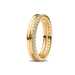 Anello Doppia Fascia (Misura 54)