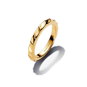 Anello Fascia Sottile Dune
Placcatura in Oro 14k
(Misura 54)