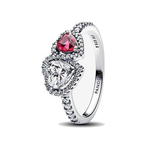 Anello Doppi Cuori (Misura 48)